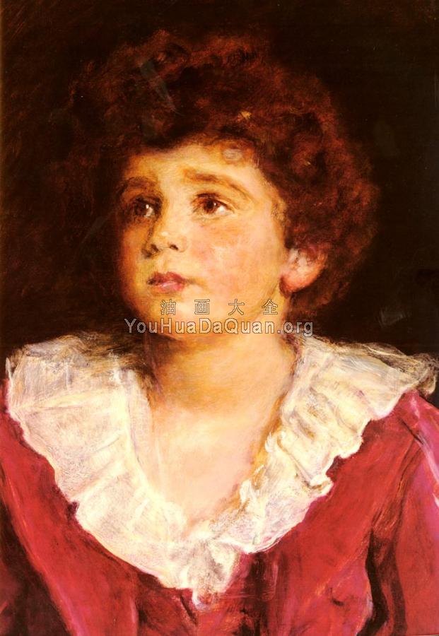 The Honourable John Nevile Manners,detail - 约翰·埃弗里特·米莱斯